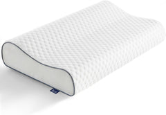 Pernă BedStory din spumă cu memorie, pernă cu suport pentru gât reglabilă pe înălțime, pernă ergonomică, pernă pentru dormit pe o parte pentru cei care dorm pe spate și pe burtă (60x36x12/10 cm)