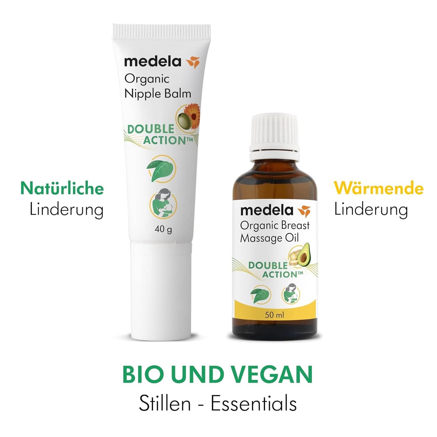 Medela Bio-Brustwarzenbalsm – Beruhigend Und Pflegend Für Stillende Mütter – Hergestellt Aus Naturichen, Sicheren Inhaltsstoffen – Linderung Bei Beanspruchten Brustwarzen – Postpartum Essentials 40 G Accessories Mad og Amning Baby Naty Shop