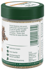 Fuchs Gewürze - Kümmel gemahlen - klassisches Gewürze für daftige Gerichte wie Chili con Carne - naturlige ingredienser - 55 g i wiederverwendbarer, genbrugsbarer Dosis