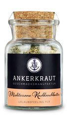 Ankerkraut Mediterranean Knoblauchbutter Gewürz, 85g i korkglas, Zuckerfrei, Würzige Ingredient für Smør, Gaveidé, Grill-Abend med venner og familie, Premium Quality Ohne Gesmackverstärker