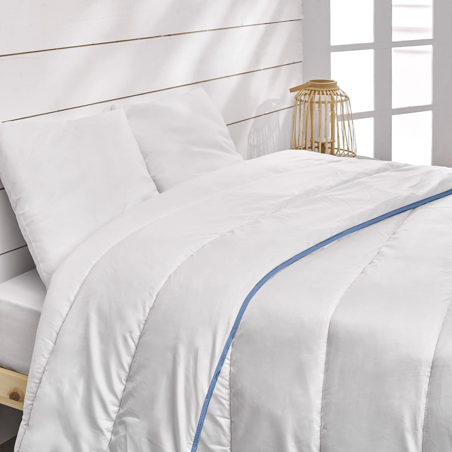 Bleu Câlin Plapumă caldă pentru 1 persoană "Gamme Signature", moale, husă din microfibră, 140 X 200 cm Plapumi si pilote Naty Shop