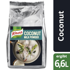 Knorr Kokosmilch Pulver (Mælkepulver fra 20 frischen Kokosnüssen, ergibt 6,6 liter Kokosmilch) 1er Pakke (1 x 1 kg)