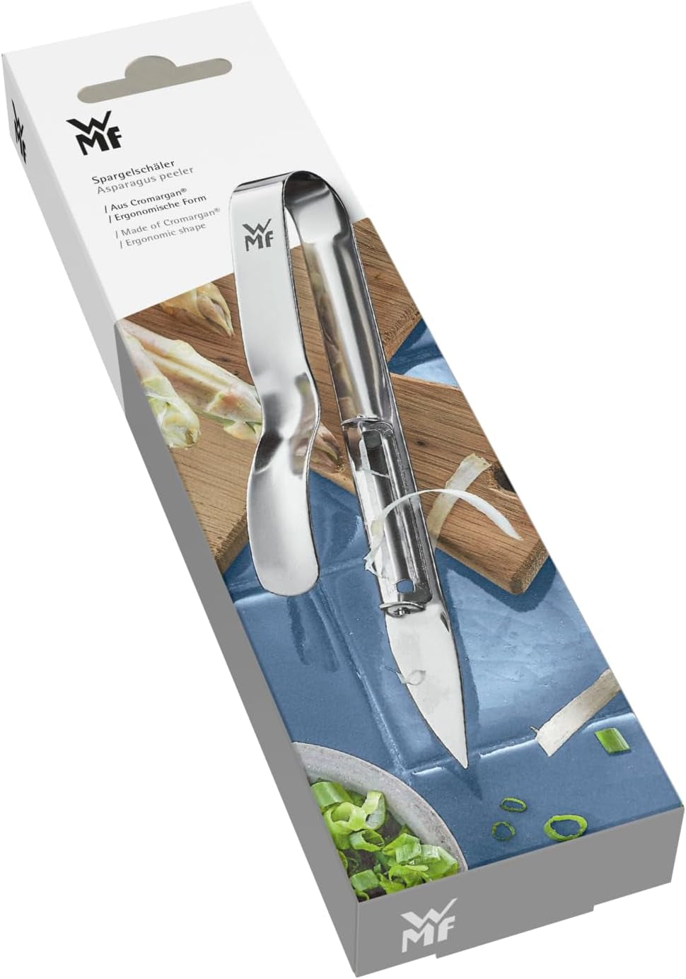 WMF Gourmet aspargesskræller 17 cm, rustfrit stål Cromargan Peeler Naty Shop