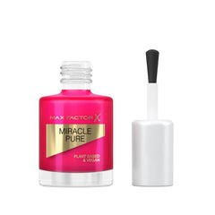 Vegansk Max Factor Miracle Pure Nail Color 265 Fiery Fuchsia Langvarig Hurtigtørrende 12ml