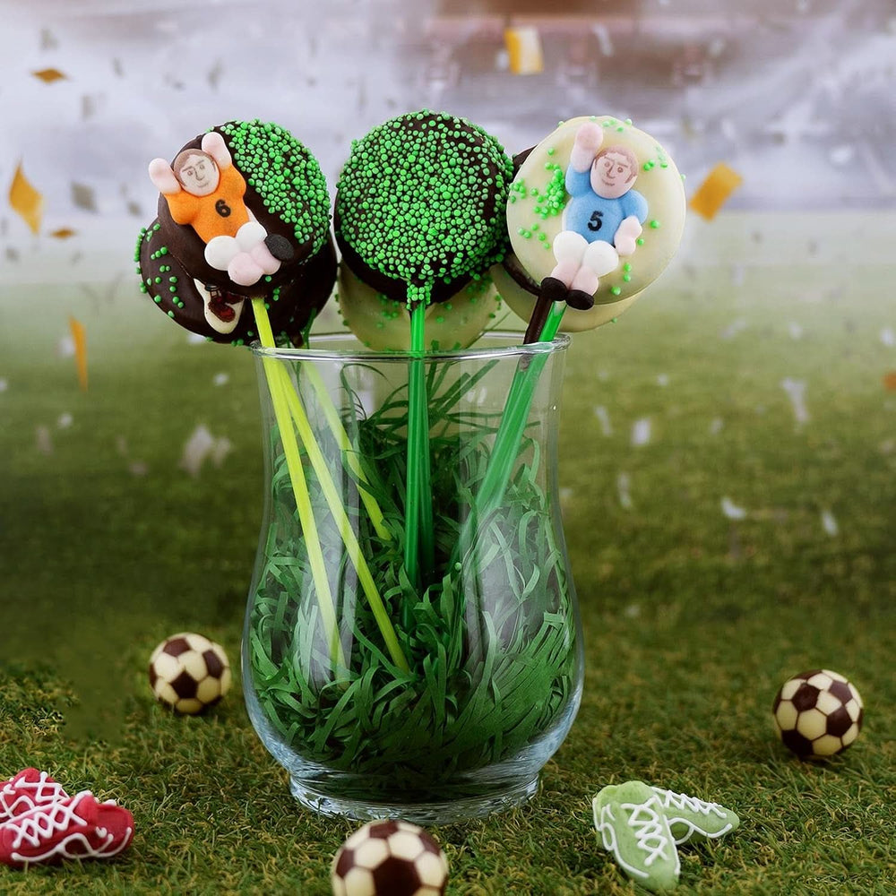 Günthart Backdecor 12 Sugar fodboldspillere og fodbolde, 21 gram Naty Shop