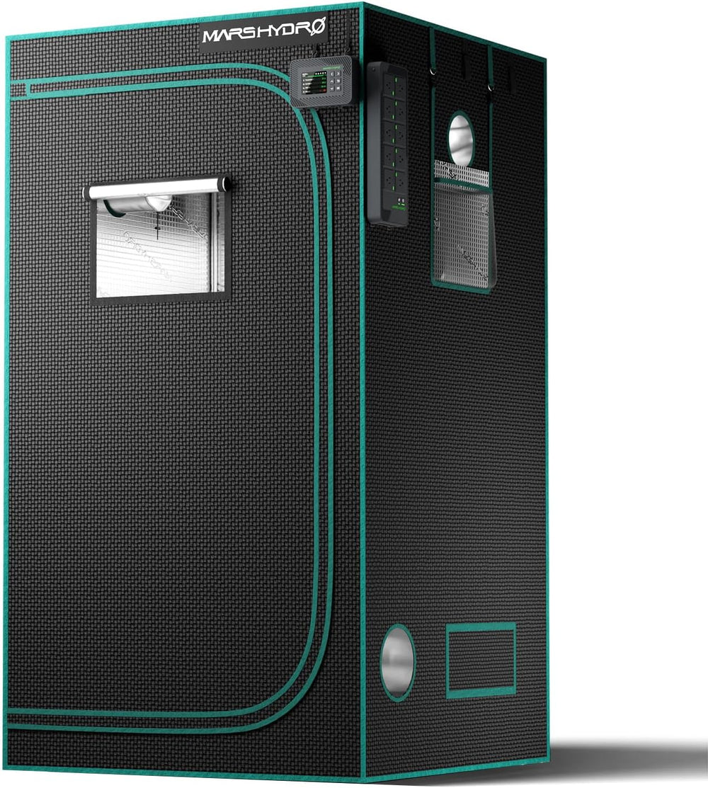 MARS HYDRO Grow Telt 60x60x140cm, Indendørs Grow Telt, Reflekterende Mylar Grow Telte til Hydroponics, Aftagelig bundbakke til plantedyrkningsplads