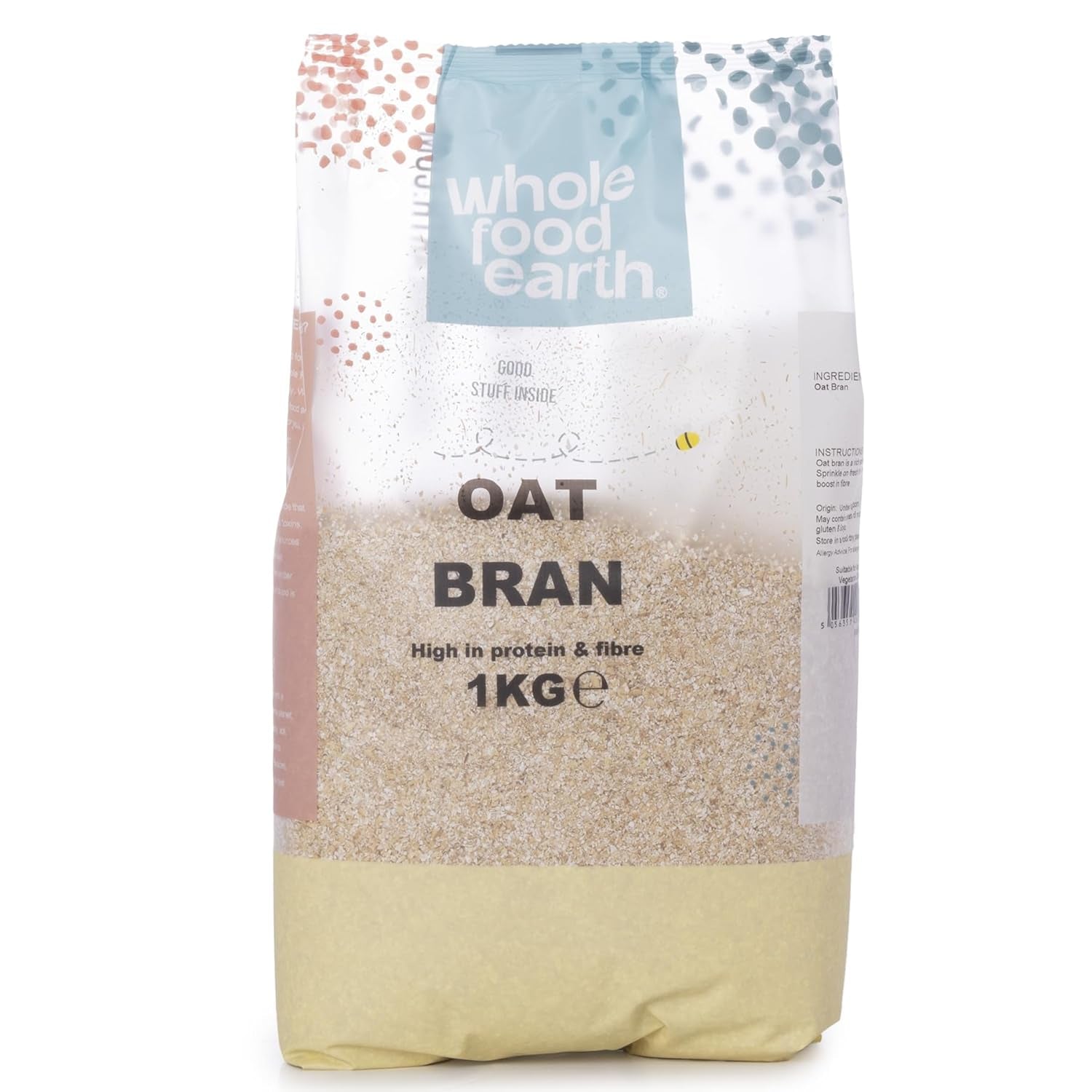 Wholefood Jordstabiliseret havreklid 2 kg | Ikke-GMO | Rig på fibre