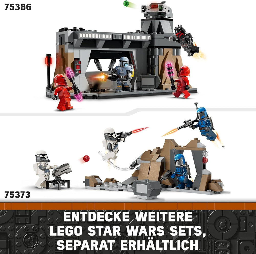 LEGO Star Wars: Mandalorian Ambush on Mandalore Battle Pack, Adventure Building Legetøj til børn, Collectible Action Set, Gaveidé til drenge og piger 75373 Byggesæt Besuche den LEGO-Store