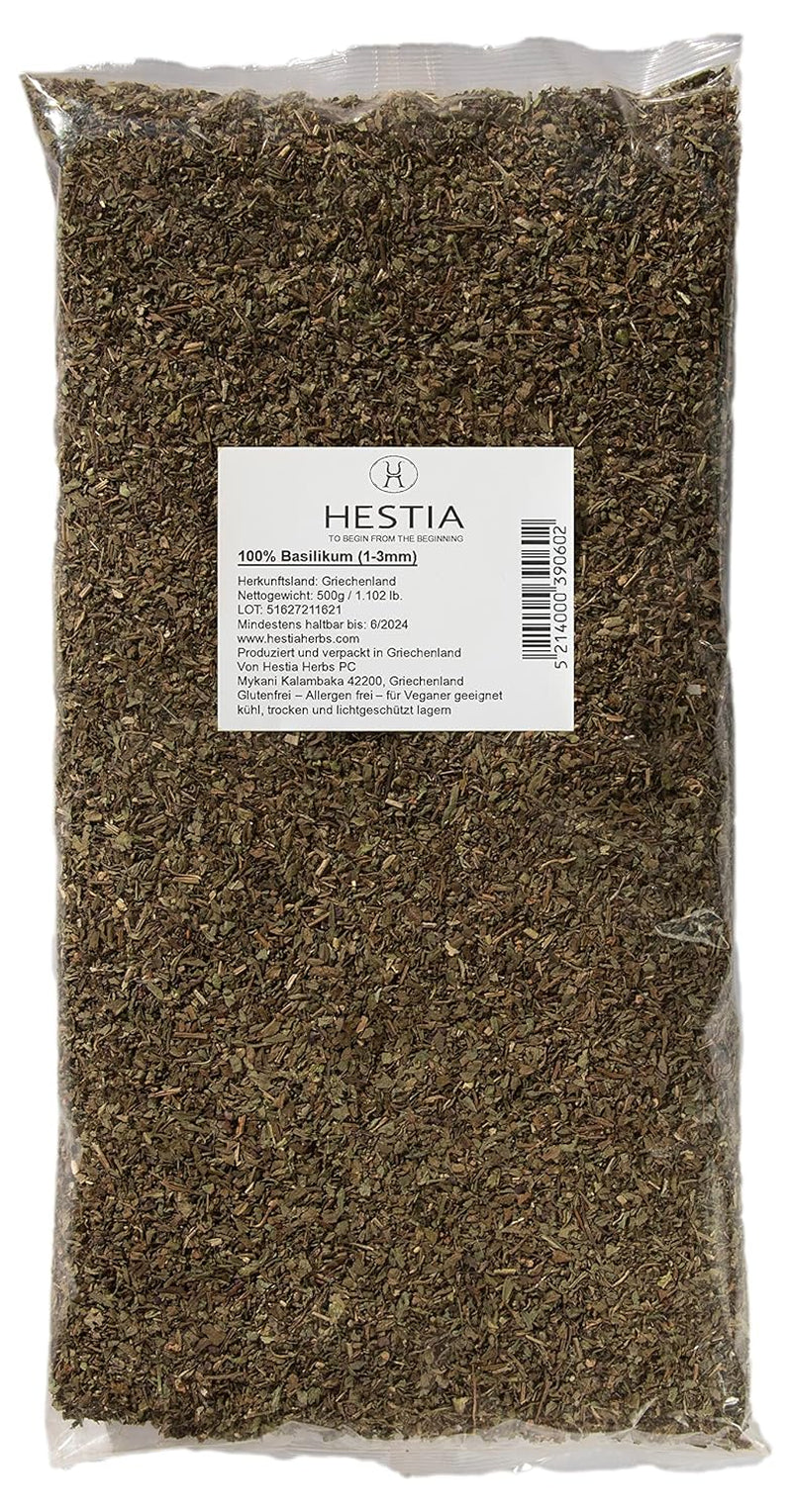 Hestia Urter Griechischer getrechtenter Oregano 500 g, Allergenfrei – Vegansk – GVO-frei