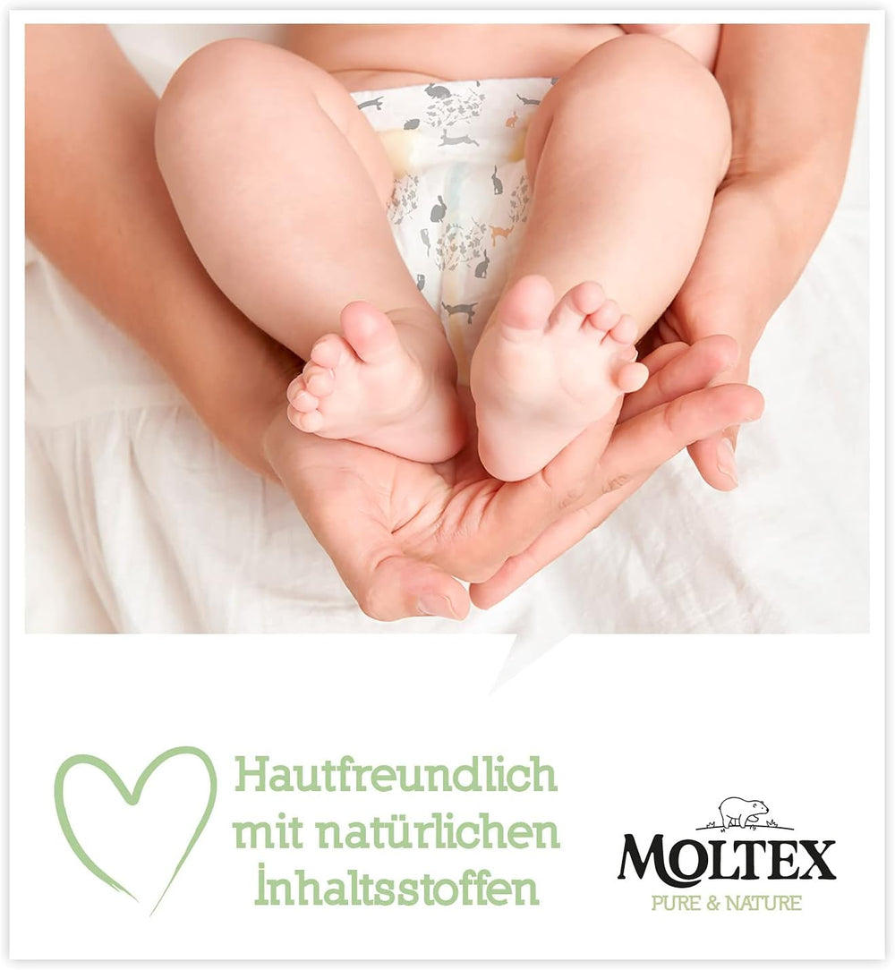 Pure & Nature Økologiske bleer Størrelse 6 XL (17-28 kg) Månedsæske 84 Økologiske bleer