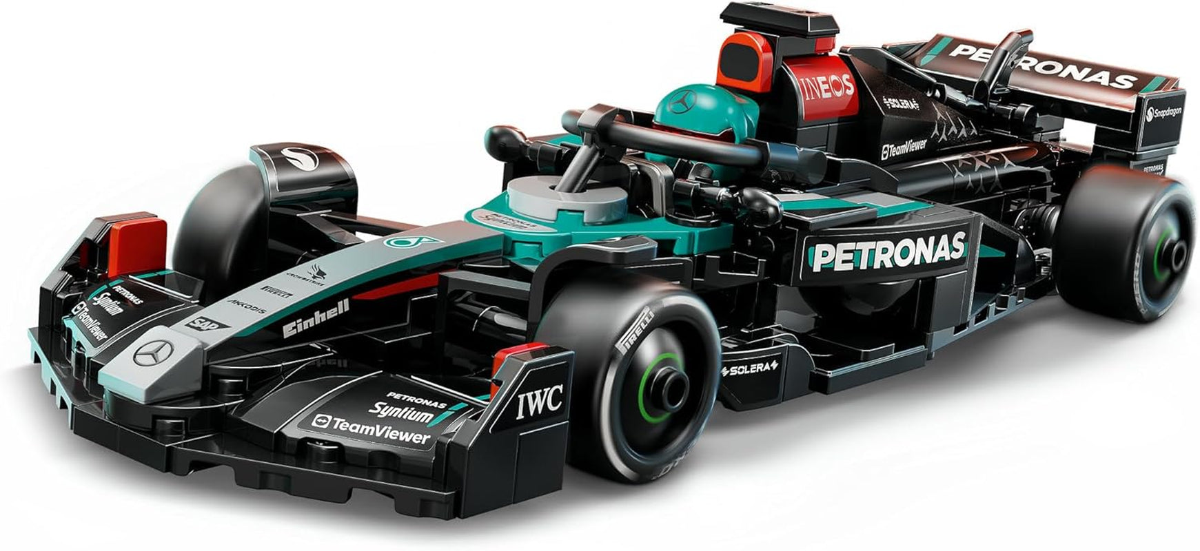 LEGO Speed Champions Mercedes-Amg F1 W15 Racerbil - Formel 1 minifigur legetøj - Samlerbar og bygbar bilmodel - Gave til drenge og piger 10+ eller voksne fans 77244 Byggesæt Besuche den LEGO-Store