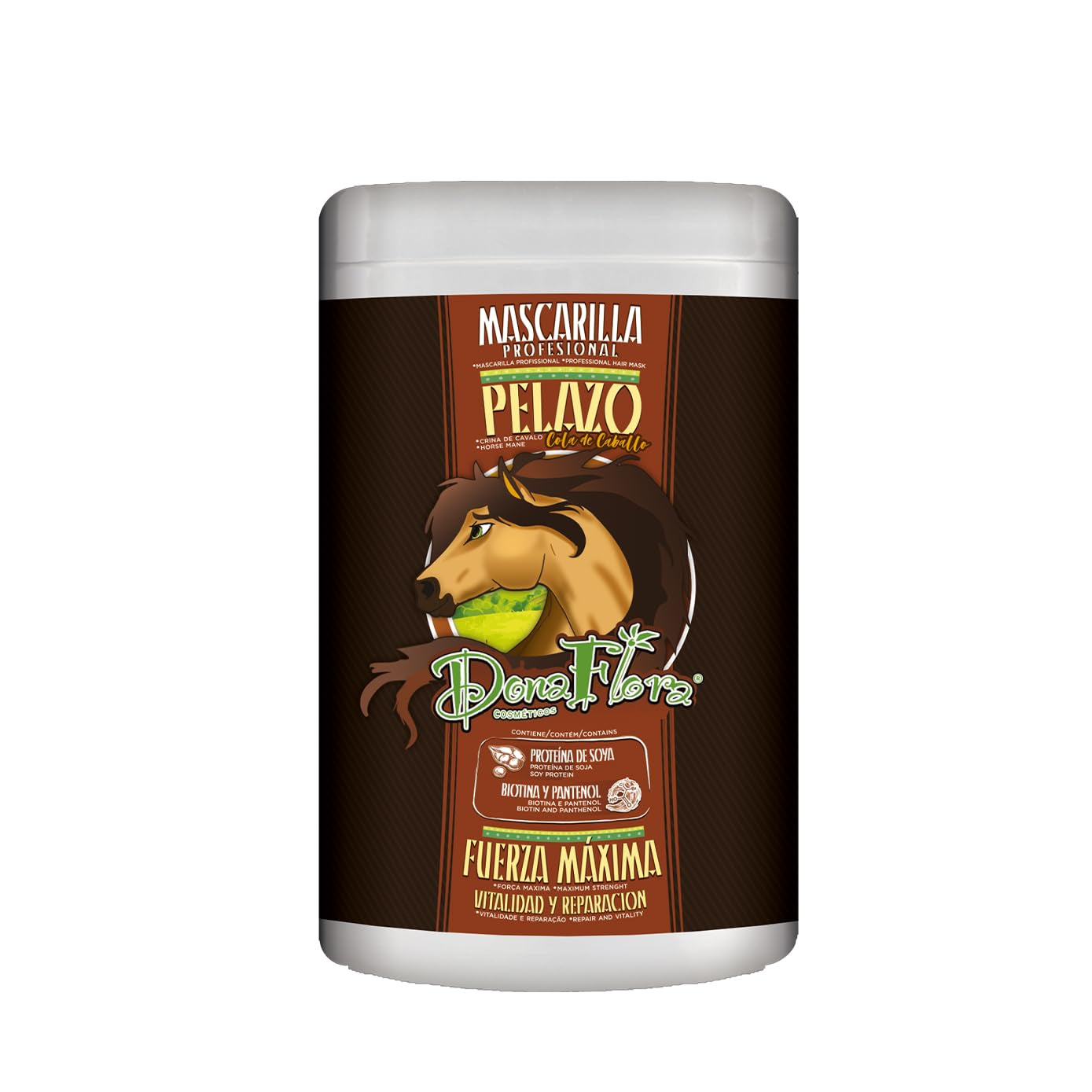 Mască de păr Pelazo - Proteina de soia întărește părul - Biotină și pantenol pentru hidratare - Protecție împotriva ruperii părului, Toate tipurile de păr, Fără sulfați - 100 g Masca de par Naty Shop Titlu implicit