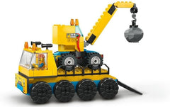 LEGO 60391 City Construction Vehicles og Wrecking Ball Kran, gravemaskine, dumper og transportkøretøjer Legetøj, pædagogisk legetøj til børn fra 4 år og op Byggesæt Besuche den LEGO-Store