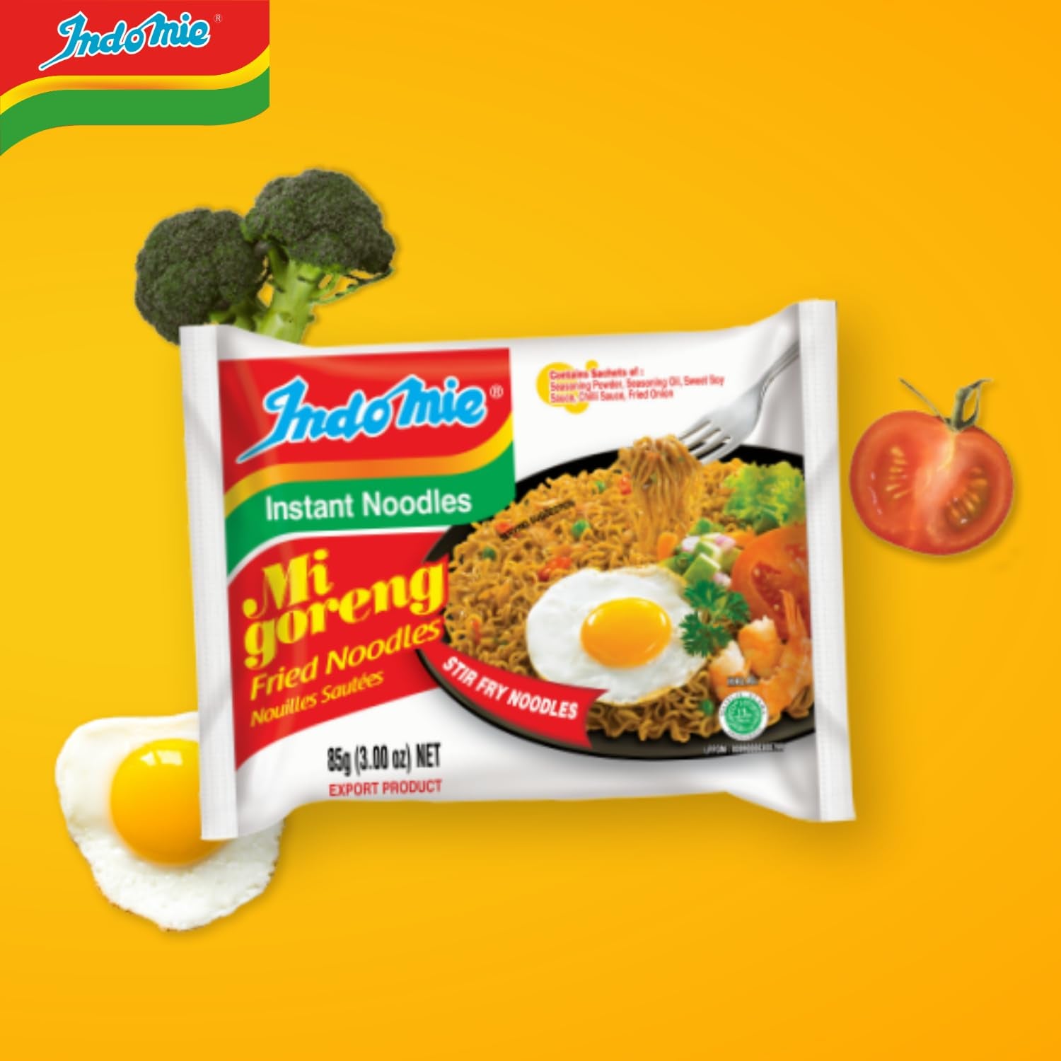 INDOMIE - Instant Mi Goreng Nudler - Multipak (40 x 80 g)