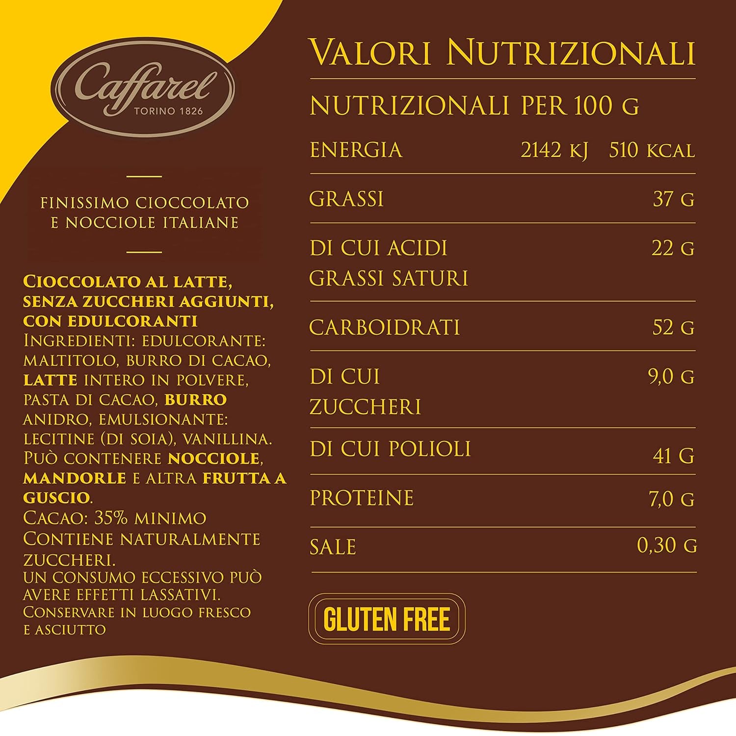 Laktosebarer, uden tilsat sukker, 100g