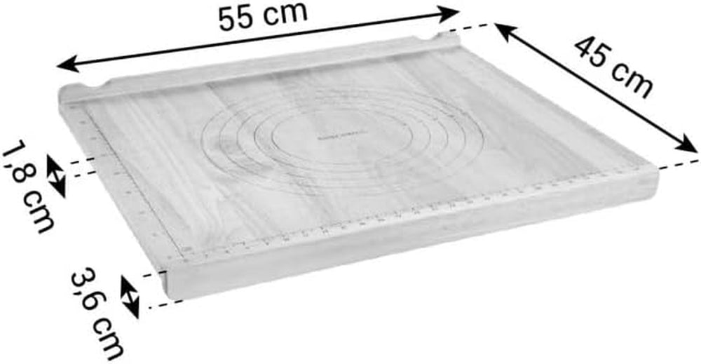 Tescoma Teigbrett DELÍCIA 55 x 45 cm, fra Holz