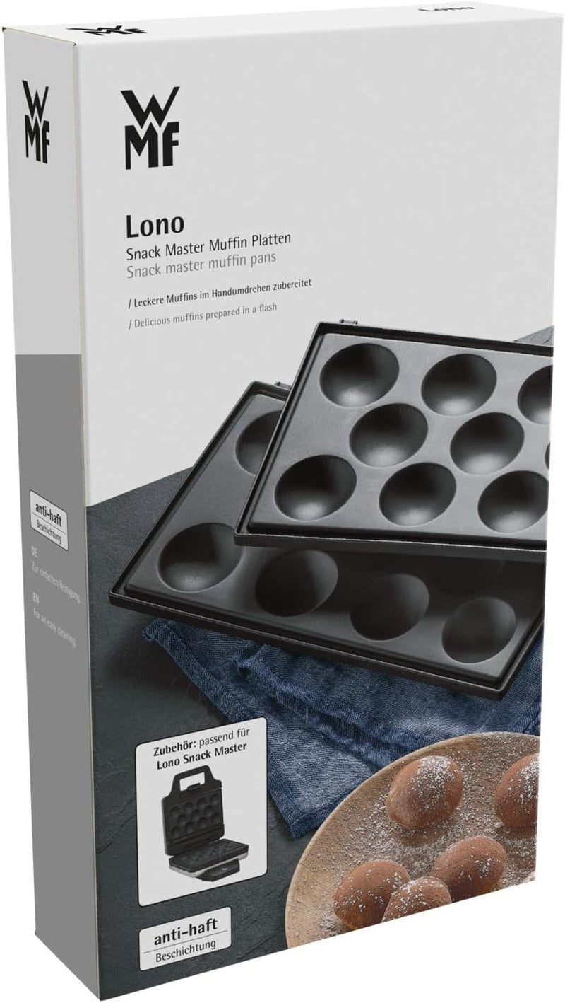 Tilbehør WMF Lono Snack Master, sæt med 2 muffinsplader, non-stick belægning Forme og bageplader Naty Shop