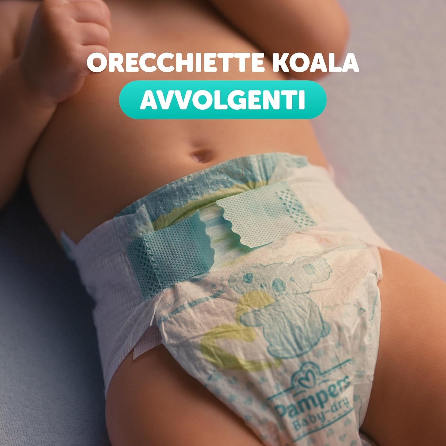 Pampers Baby Dry Maxi størrelse 4 (7-18 kg), 200 bleer + 500 gratis ekstra puttepoint