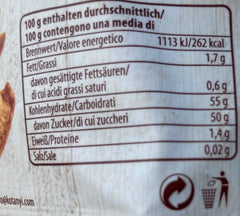 Kotanyi tørrede æblestykker med kanel, 100 % naturlig, 9 x 40 gram Dehydrerede produkter Naty Shop