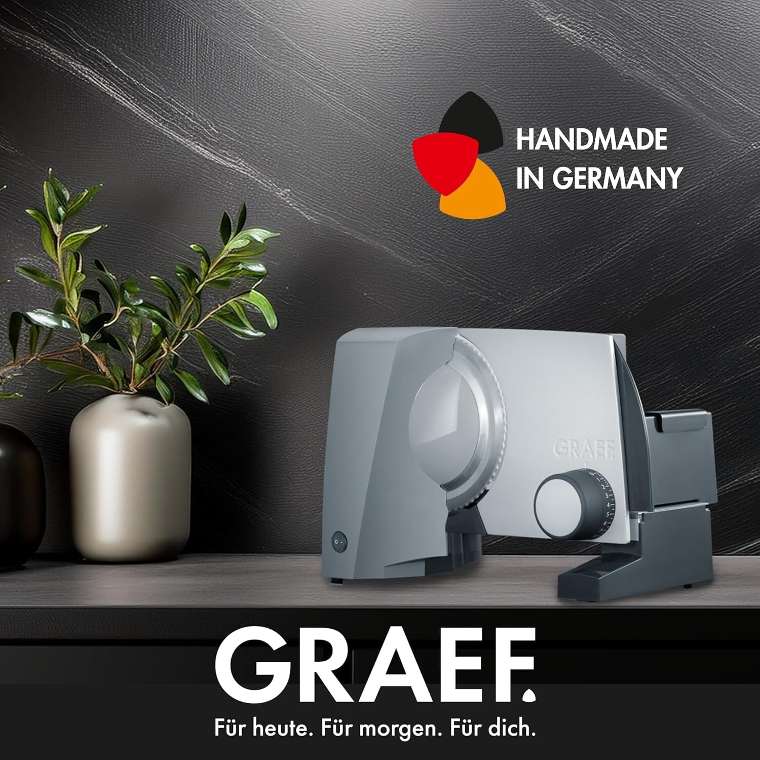 GRAEF Feliator multifuncțional G52 gri (mat) Rasnite si Feliatoare Naty Shop