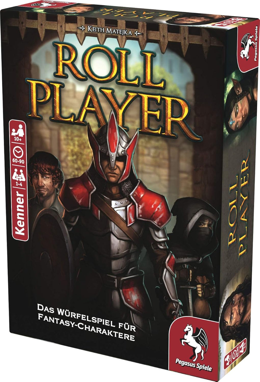 Pegasus Spiele 51305G - Roll Player (tysk udgave), farvet