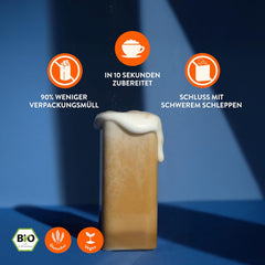 Blue Farm Barista Oat Base für bis zu zu zu 8L zum selbermischen – Bio Haferdrink Barista Edition – Milchalternative ohne Zusatzstoffe und Zuckerzusatz – Vegan und Glutenfrei – 90% weniger Verpackungmüll