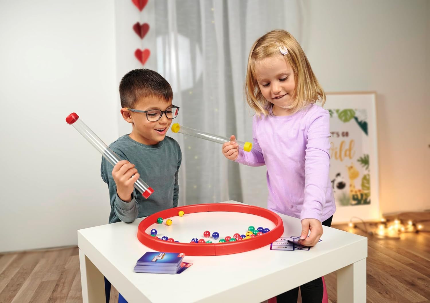 Noris 606064480 Kugelblitz, det lynhurtige actionspil med læringseffekt i forskellige spilvarianter, fra 4 år