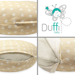 Ammepude til nyfødte, XL, 100% bomuldsbetræk, aftageligt og vaskbart, Polyesterfyld, Stjernemotiv Tilbehør Mad og Amning Bebe Naty Shop