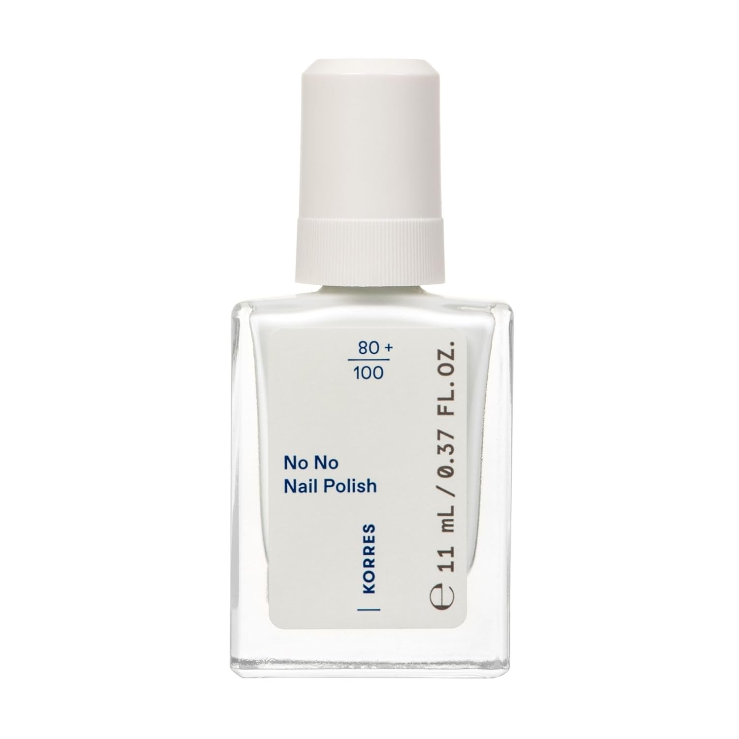 KORRES Nej Ingen neglelak base - 10% vegansk base uden slip, for langtidsholdbar, chip-resistent farve, 11 ml - naturligt velplejede negle, ingen skadelige stoffer