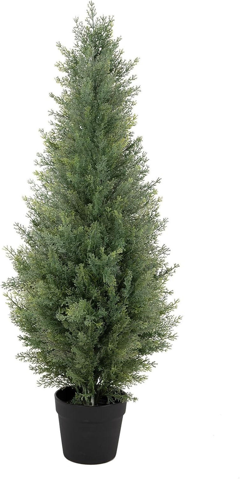 150 Cm Künstlicher Zedernbaum Uv-Beständig, Künstliche Formschnittbäume Mit Vollen Und Realistischen Blättern, Künstliche Pflanzen Für Die Eingangstür, Veranda, Terrasse, Balkon