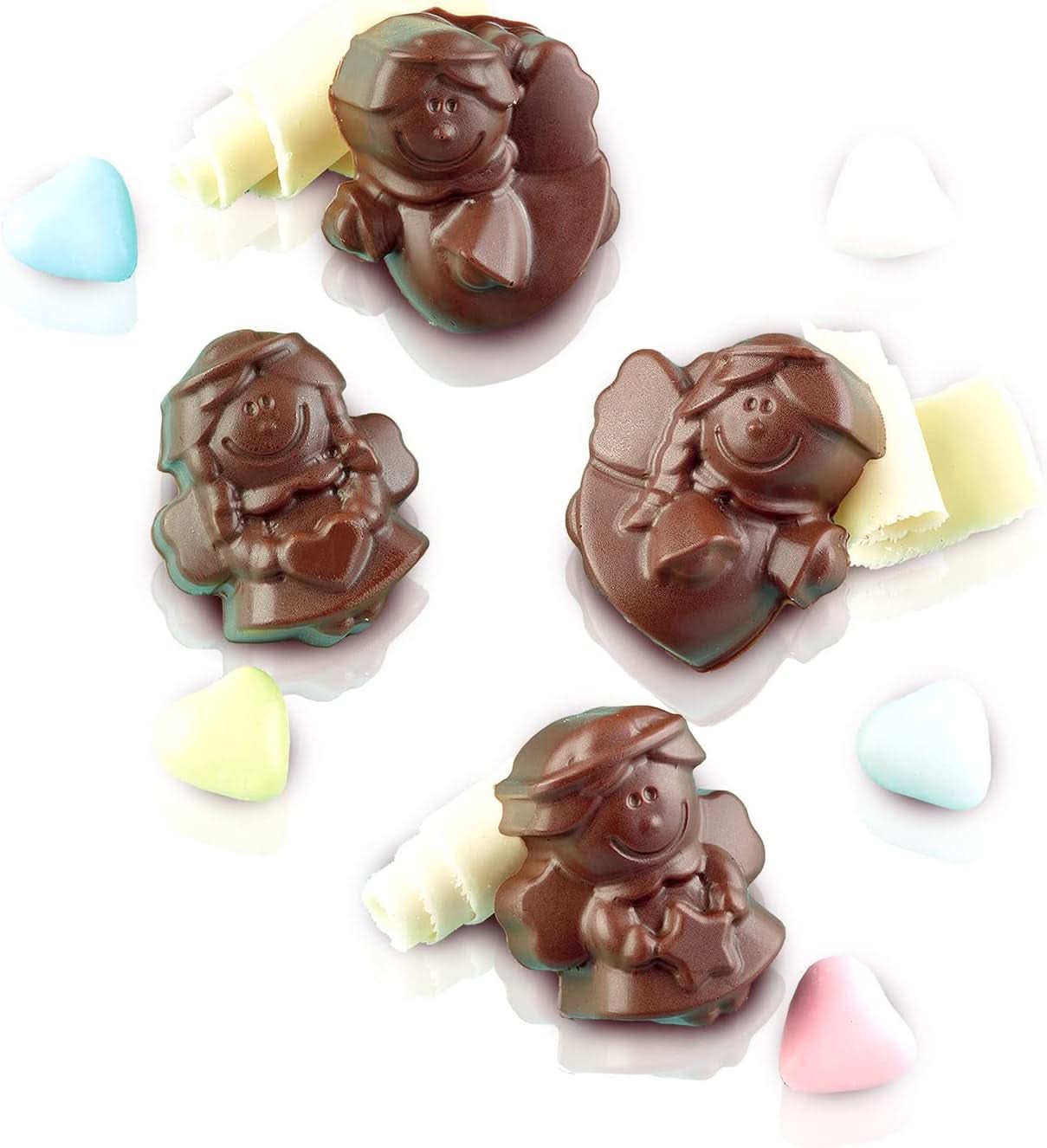 Silikomart 191827, Chokoladepraliner, Engle, Andre køkkenmodeller Naty Shop