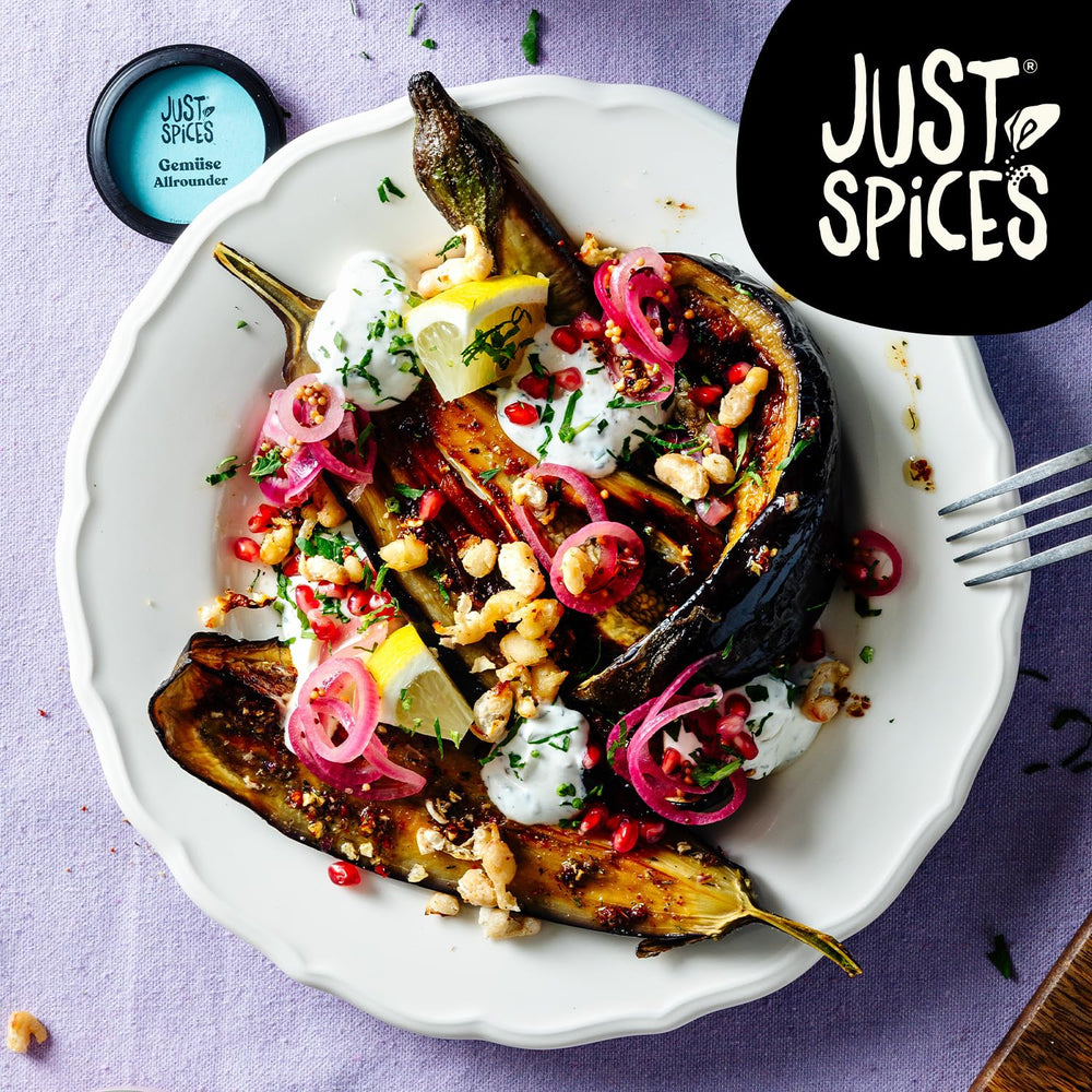 Just Spices Gemüse Allrounder I Jedes Gemüse af Aubergine bis Zucchini lecker würzen I Gewürzdose, 75 g
