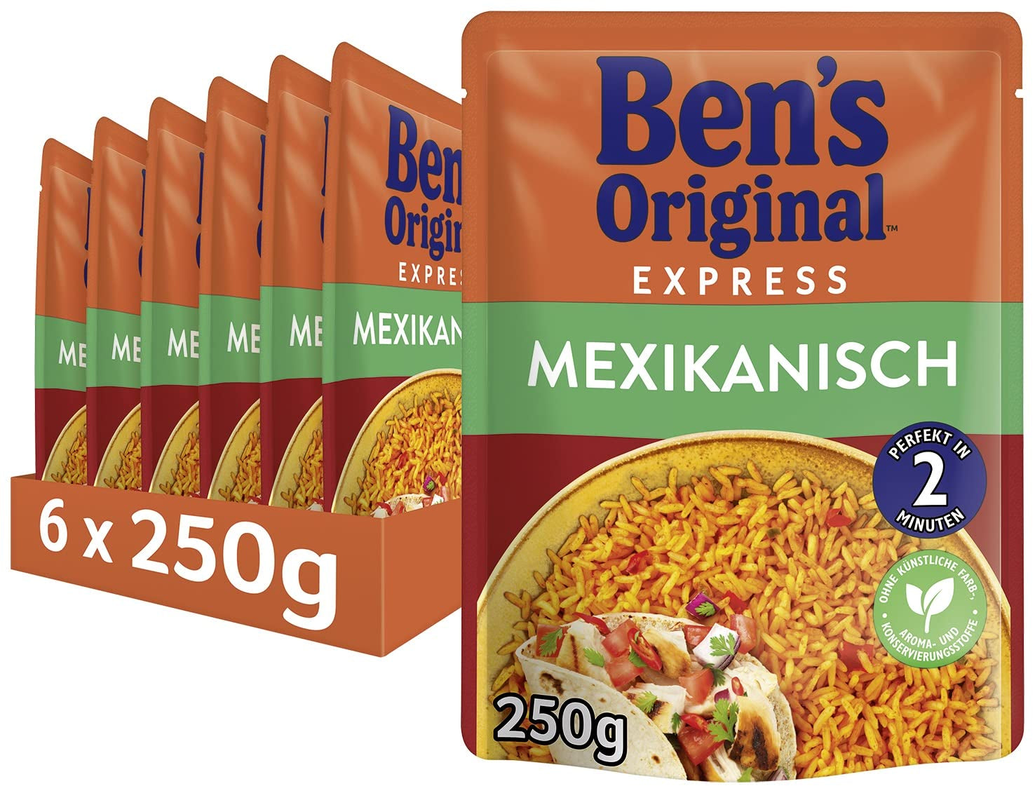 BEN'S ORIGINAL™ mexicanske ekspresris 6 x 220 g