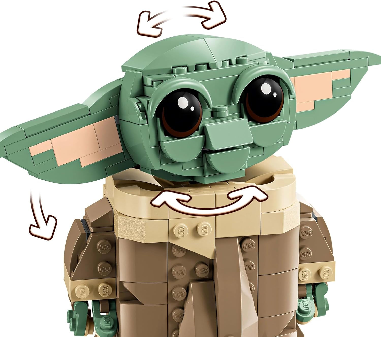 LEGO Star Wars 75403 Grogu i sin Mandalorian Repulsor-vugge - Samlet minifigur - Model til at bygge, lege og vise - Dekorationer til hjemmet - Gave til drenge og piger i alderen 10+ Byggesæt Besuche den LEGO-Store