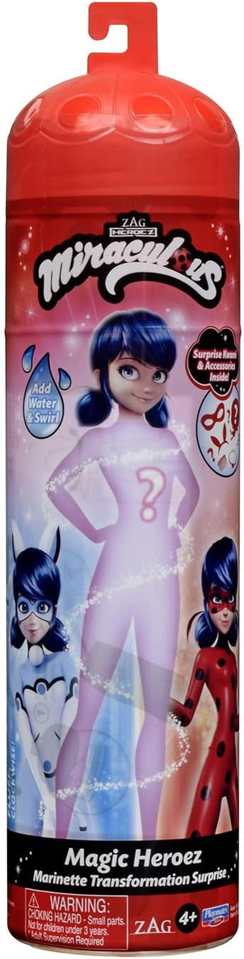 Bandai - Mirakuløs Mariehøne - Dukke Marinette Farveskift Overraskelse - Mirakuløs Jointed Dukke, 26 Cm + 3 overraskelser - Tilfældig model - P50390 Dolls Naty Shop