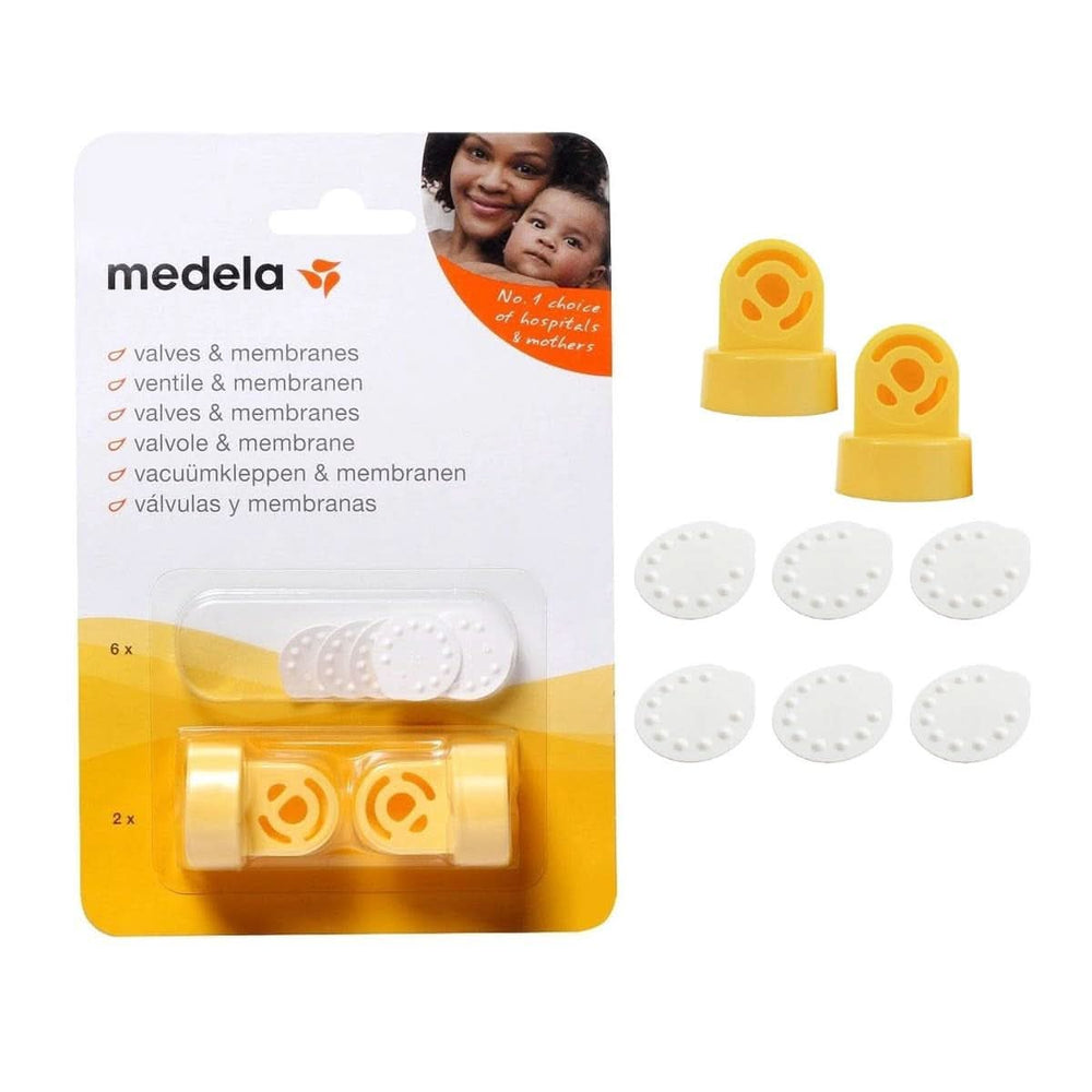 Medela 008.0293 Ventiler og sutter, flerfarvede Tilbehør Mad og Amning Bebe Naty Shop