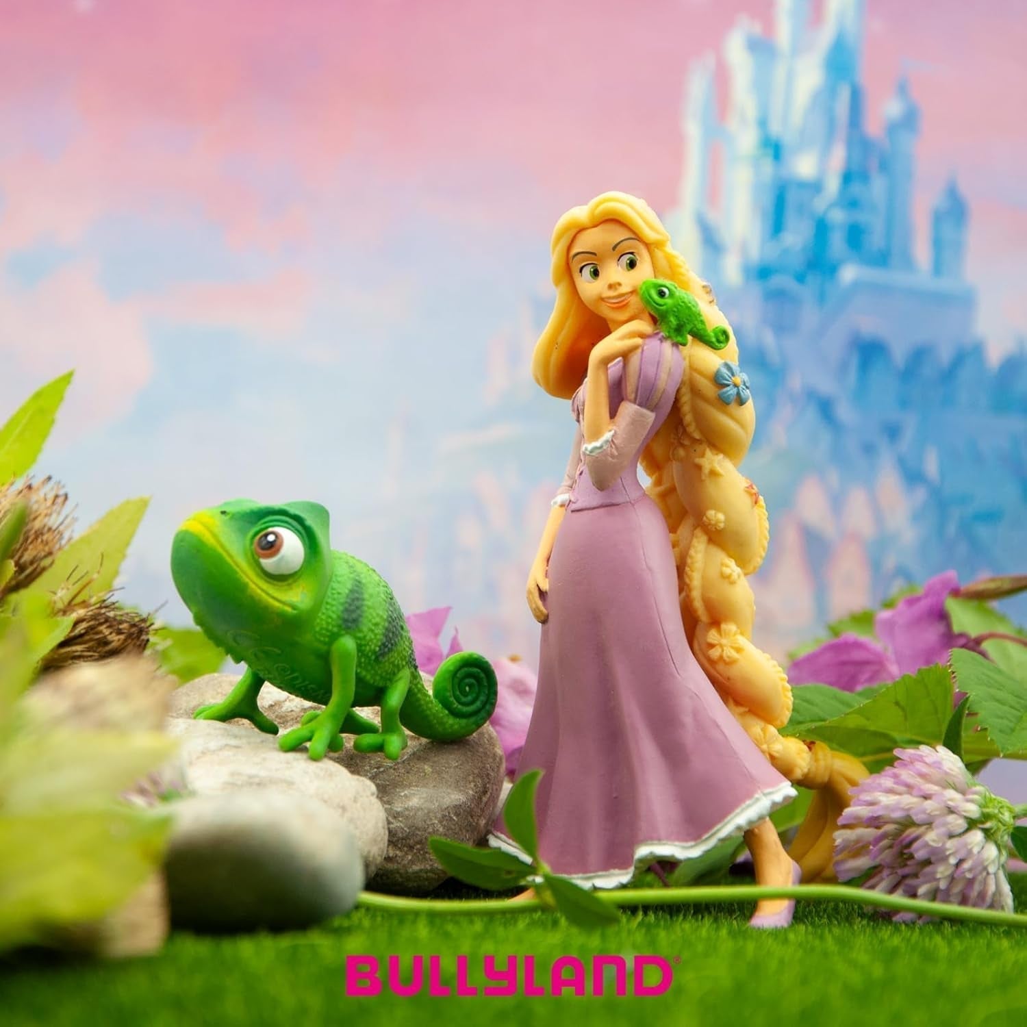 Bullyland 12422 - Pascal kamæleon figur fra Walt Disney Rapunzel "Newly Reconfigured", ca. 6 cm, tro mod detaljerne, ideel som en lille gave til børn over 3 år Actionfigurer Naty Shop