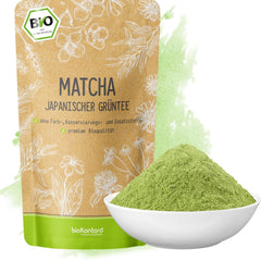 Matcha BIO pulbere 200 g I Fără aditivi - 100% natural I Ceai Matcha japonez premium I Pulbere de ceai verde de la