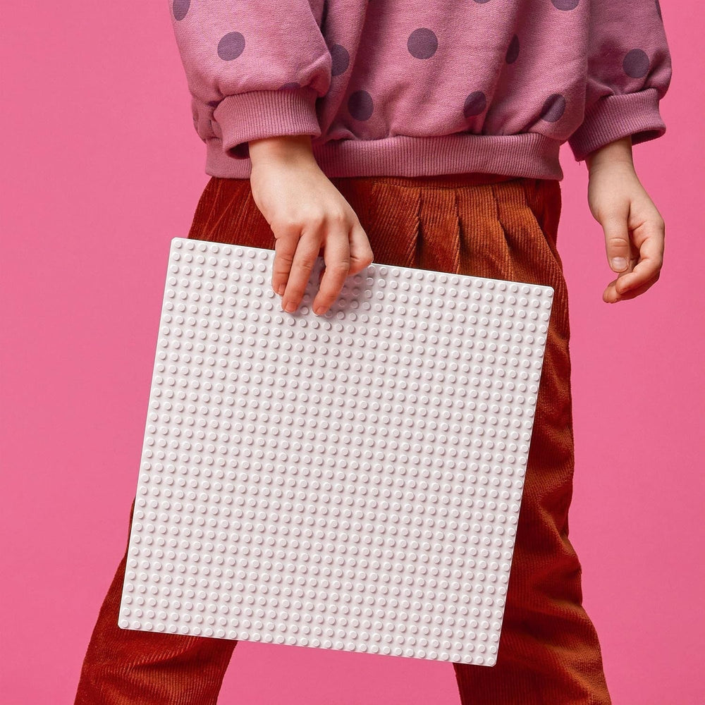 LEGO 11026 Klassisk hvid byggeklods Firkantet bundplade med 32X32 fordybninger som basissæt Byggelegetøjsbyggesæt Besuche den LEGO-Store