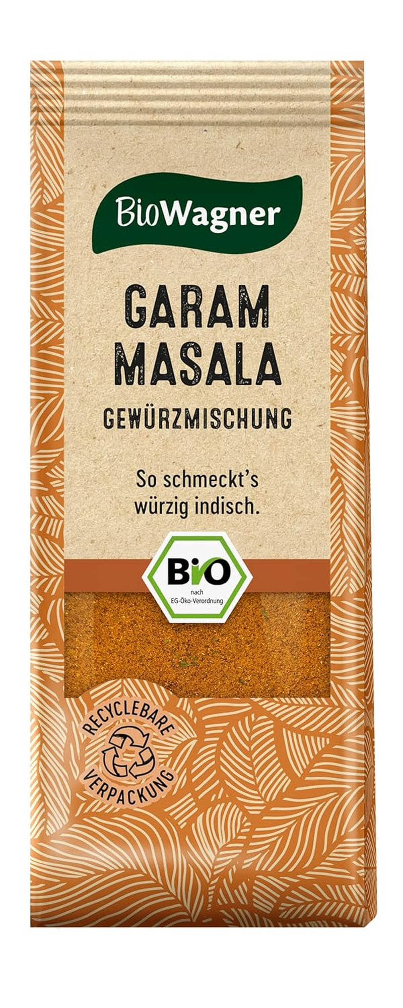 BioWagner - Bio Ras el Hanout, Gewürzmischung für orientalische und arabische Gerichte, ideel til Couscous, Tajine eller Hummus, naturbelagte Bio-Zutaten, genanvendelig Verpackung, 50 g