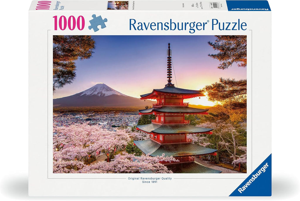 Ravensburger Puzzle 12000582 - Flori de cireș în Japonia - puzzle jigsaw de 1000 de piese pentru adulți și copii de peste 14 ani, Puzzle Naty Shop