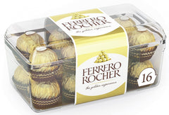 Ferrero Rocher - Crunchy and Creamy Walnut Praline Specialty - 5 pakker med hver 16 individuelle praliner