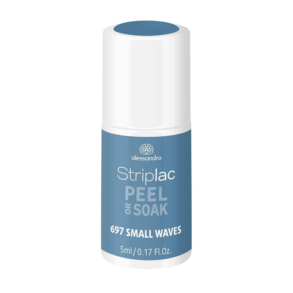 alessandro Striplac UV-Nagellack Flat White – Schonend und langanhaltend – Einfache Entfernung dank Peel-Off-Technologie – Vegan und tierversuchsfrei – 8 ml