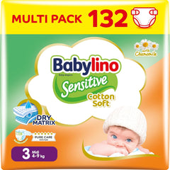 Bleer til sensitive babyer, str. 7, ekstra stor plus (+15 kg), 14 stk.