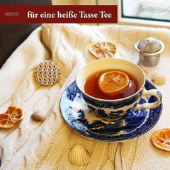 Felii de fructe uscate - felii de portocale pentru cocktailuri și ceai rece, ceai, vin fiert sau suc de fructe și punch pentru copii Produse deshidratate Naty Shop