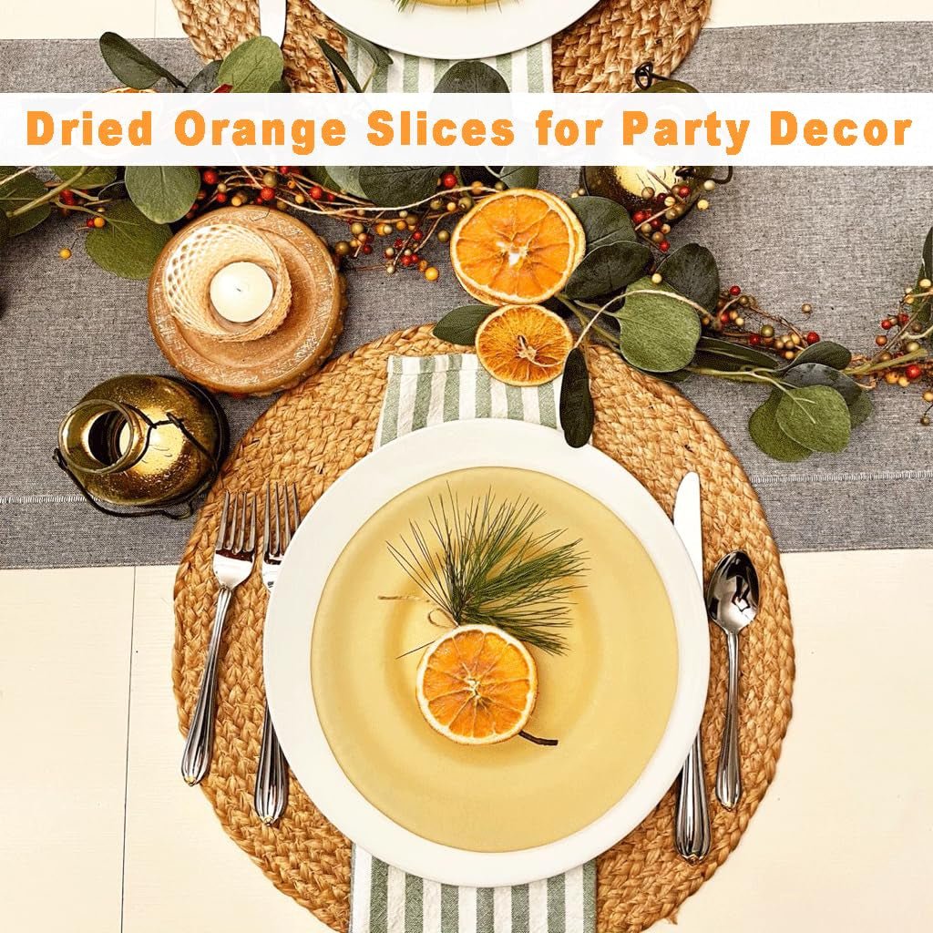 Felii de portocale uscate, 250g Felii de portocale naturale Decorațiuni uscate, felii de portocale deshidratate pentru decorațiuni de Crăciun, coroană de Advent, săpun, felii de fructe Produse deshidratate Naty Shop