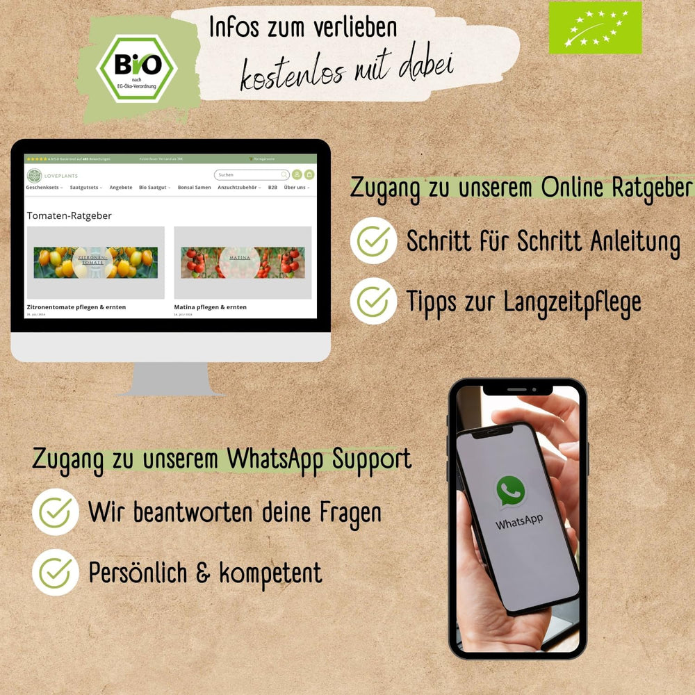 Økologisk mini tomatfrøsæt: 12 sorter af frit dyrkede tomater | Sjælden og familie cocktail, kirsebær og oksekød tomatfrø | Grøntsagsfrø til altan, højbed, have og gave | Kærlighedsplanter