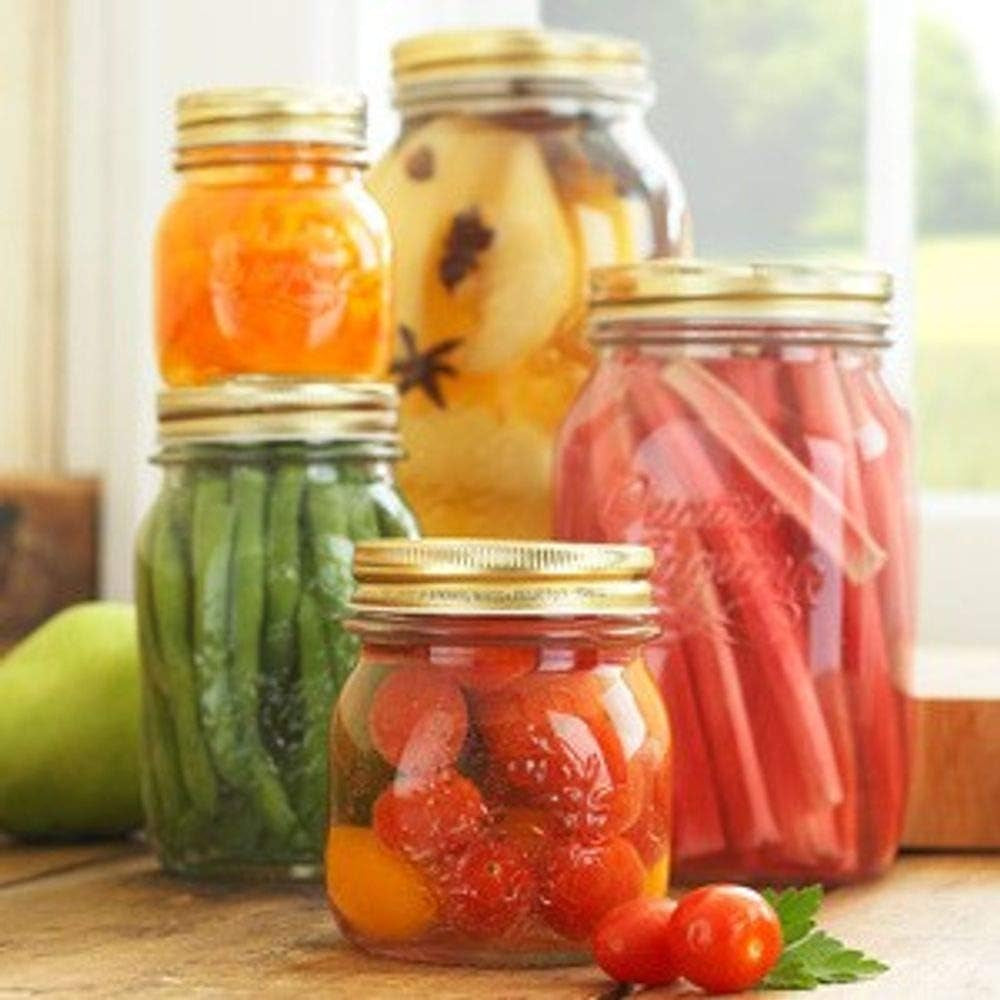 Bormioli QUATTRO STAGIONI borcan de depozitare 1 litru (pachet de 2) Cutii depozitare alimente Naty Shop