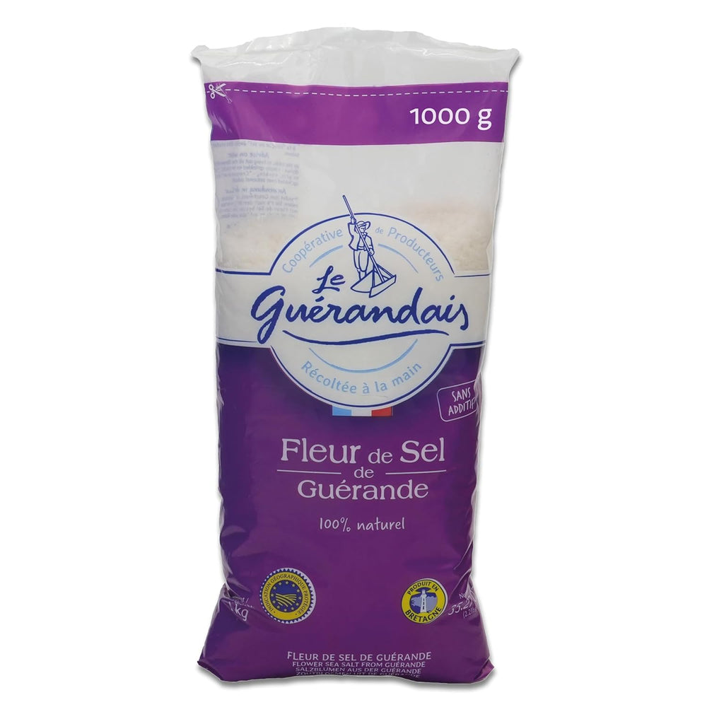 Handgeschöpftes Fleur de Sel, DE GUERANDE, 125g Dose