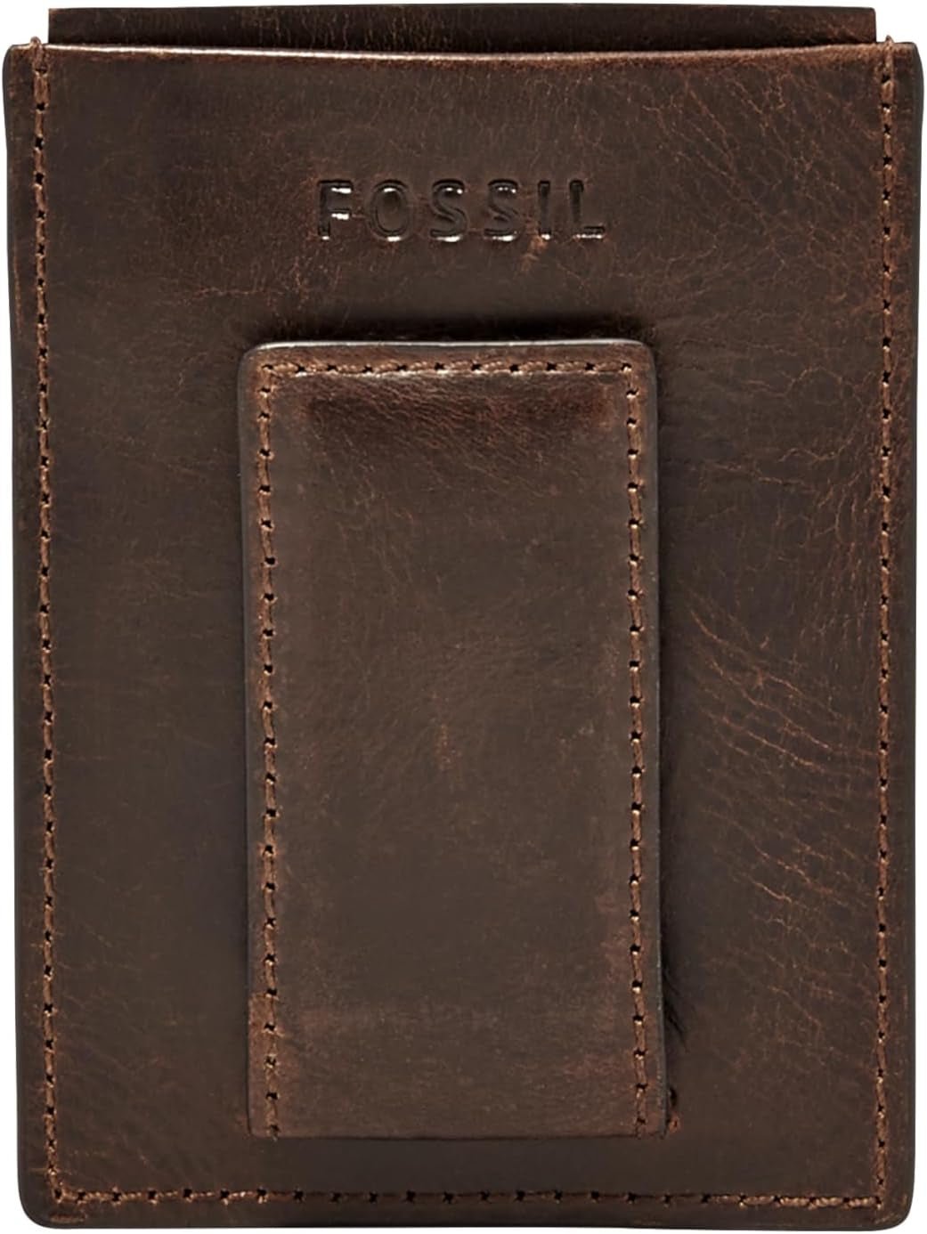 Fossil Bărbat Derrick piele RFID Blocare Magnetic Card Case Walletderrick Wallet Portofel Barbati Naty Shop